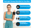 48-Bead LED Infrared Physiotherapy Wristband Infrared Heating Wrist Band Red Light Therapy Belt for Hand Wrist