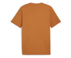 Puma Men's Graphics Wording Tee / T-Shirt / Tshirt - Caramel Latte