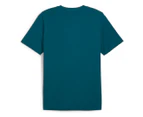 Puma Men's Graphics Wording Tee / T-Shirt / Tshirt - Cold Green