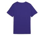 Puma Men's Essentials+ Logo Lab Gradient Tee / T-Shirt / Tshirt - Lapis Lazuli