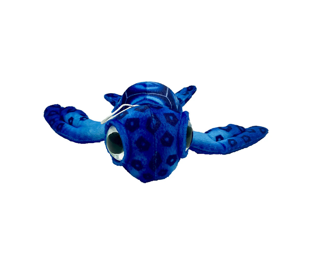 Huggable Toys Plush Aquarium Turtle Blue 26cm