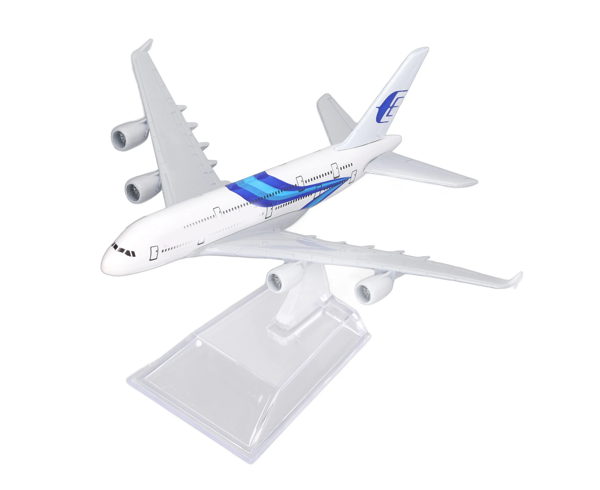 380 Simulated Airplane Model Alloy Flying Realistic Plane Aviation Collection Home Decoration