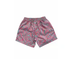 MENS BOARDIES - PINK & BLUE ZEBRA