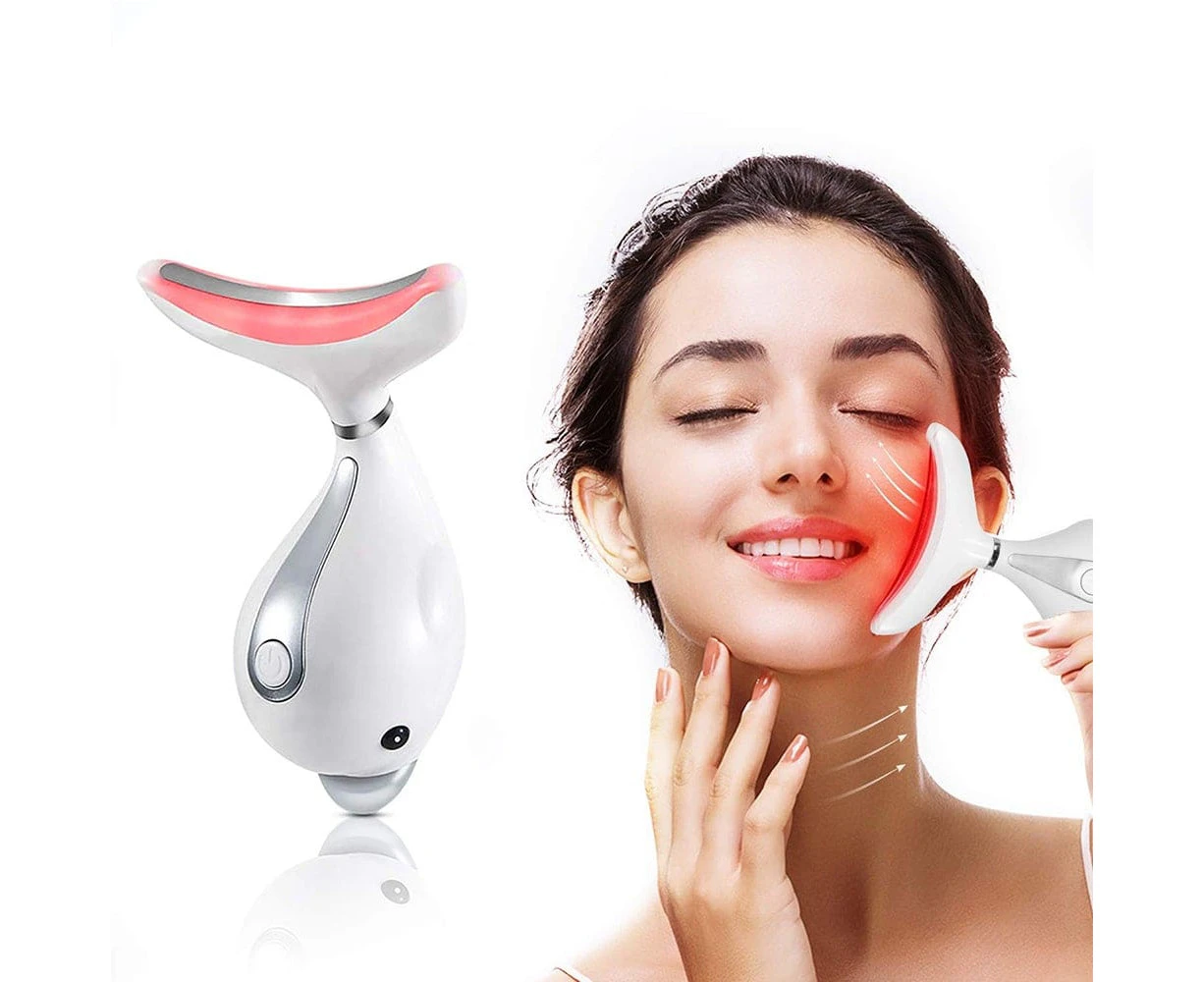 Vibe Geeks Facial Neck Massager Skin Lifter and Wrinkle Remover- USB Charging