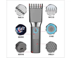 USB Electric Hair Clipper Two Speed Ceramic Cutter Hair Fast Charging Hair Trimmer Professional Barber Tools - White with box