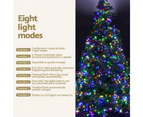 Jingle Jollys Christmas Tree 2.1m Xmas Tree Decoration 8 Light Mode Multi Colour