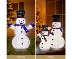 Jingle Jollys Christmas Lights 330 LED Fairy Light 3pcs Snowman Decorations Set