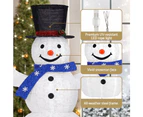 Jingle Jollys Christmas Lights 330 LED Fairy Light 3pcs Snowman Decorations Set