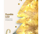 Jingle Jollys Christmas Tree 2.1m 500 LED Xmas Tree Decorations White 1260 Tips