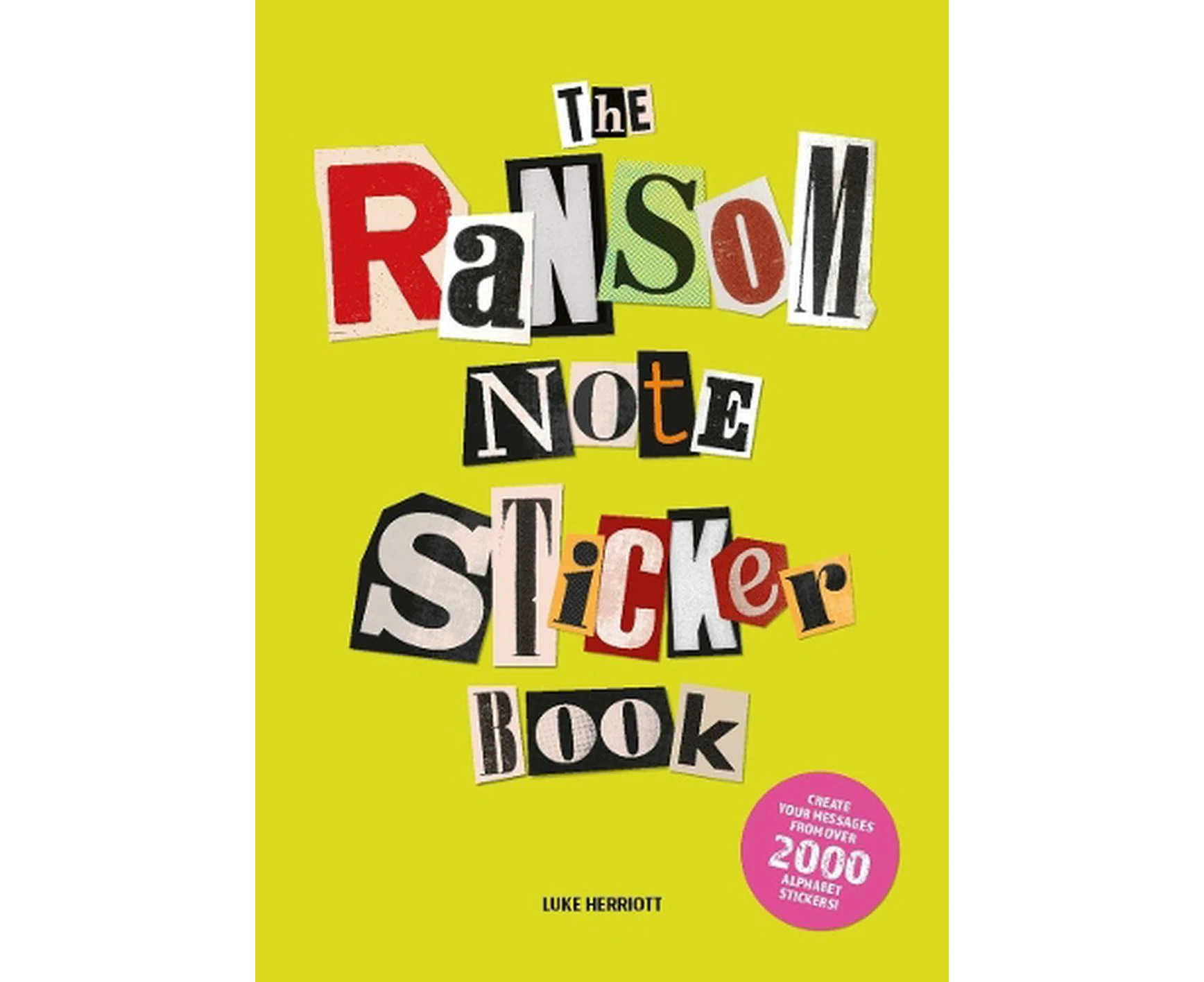 The Ransom Note Sticker Book