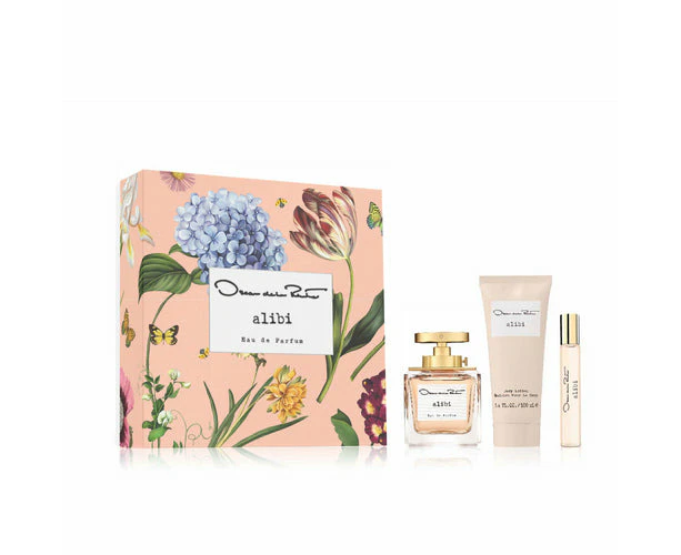 Oscar De La Renta Alibi 3 Piece Gift Set (100ml Edp/ 15ml Edp/ 100ml Body Lotion)