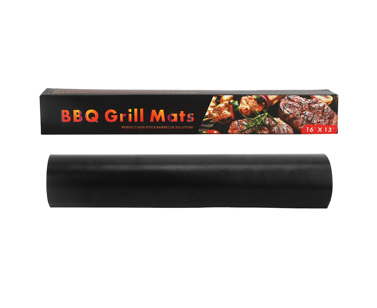 5PCS BBQ Mats Reusable Grill Cooking Pad for Household Kitchen Outdoor Barbecue Use