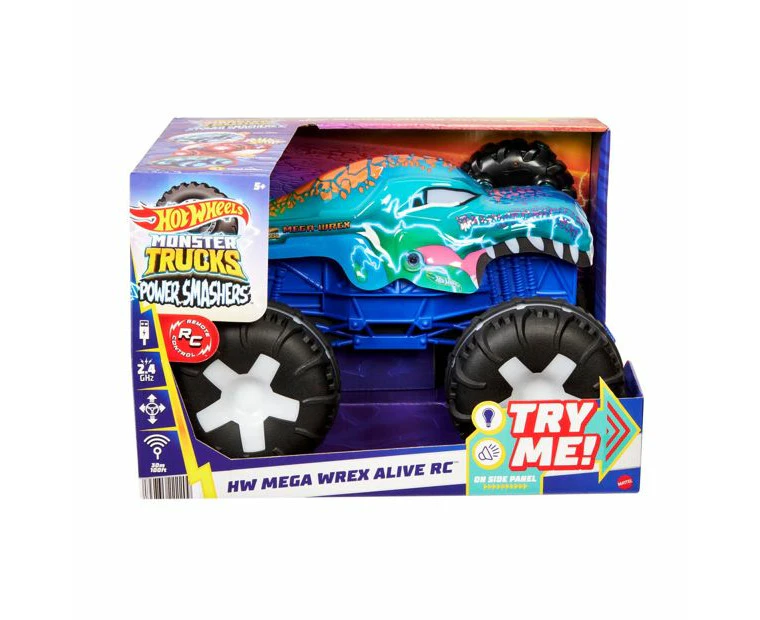 Hot Wheels Monster Trucks Mega-Wrex Alive RC Vehicle