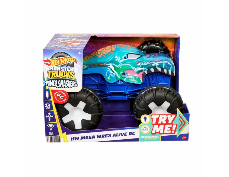 Hot Wheels Monster Trucks Mega-Wrex Alive RC Vehicle