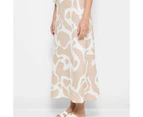 Target European Linen Midi Skirt