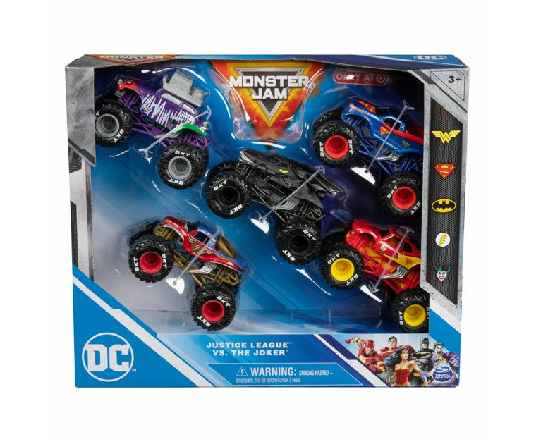 Monster Jam 1:64 DC Justice League 5 Pack