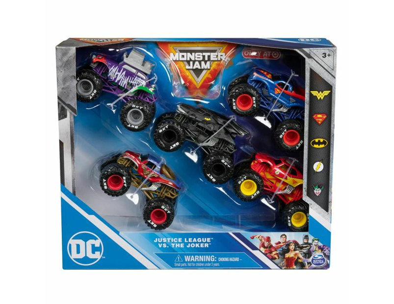 Monster Jam 1:64 DC Justice League 5 Pack