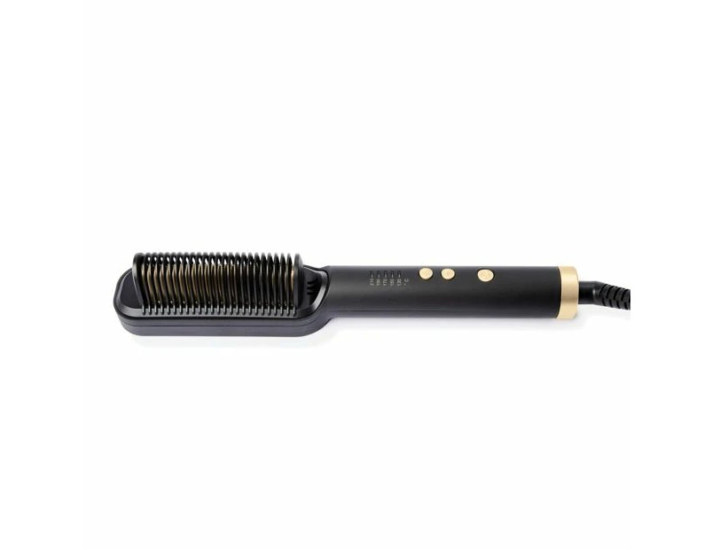 Hair Straightener Comb, Black - Anko