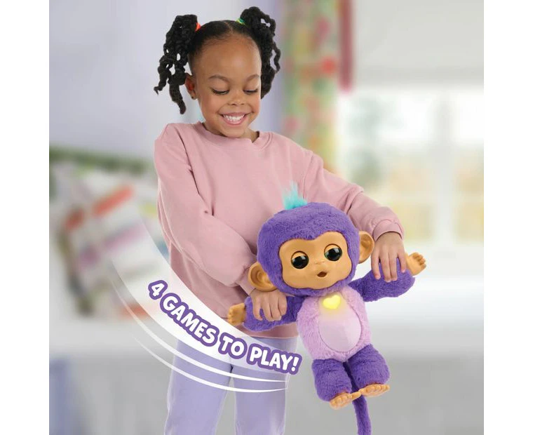 Fingerlings Care ‘n’ Cuddles Interactive Baby Monkey - Sunny