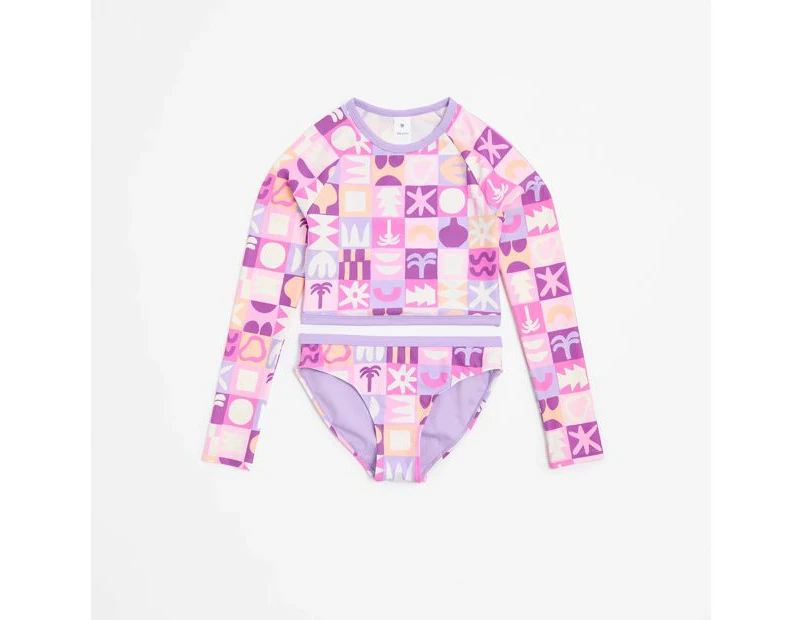 Target Long Sleeve Swim 2 Piece Set