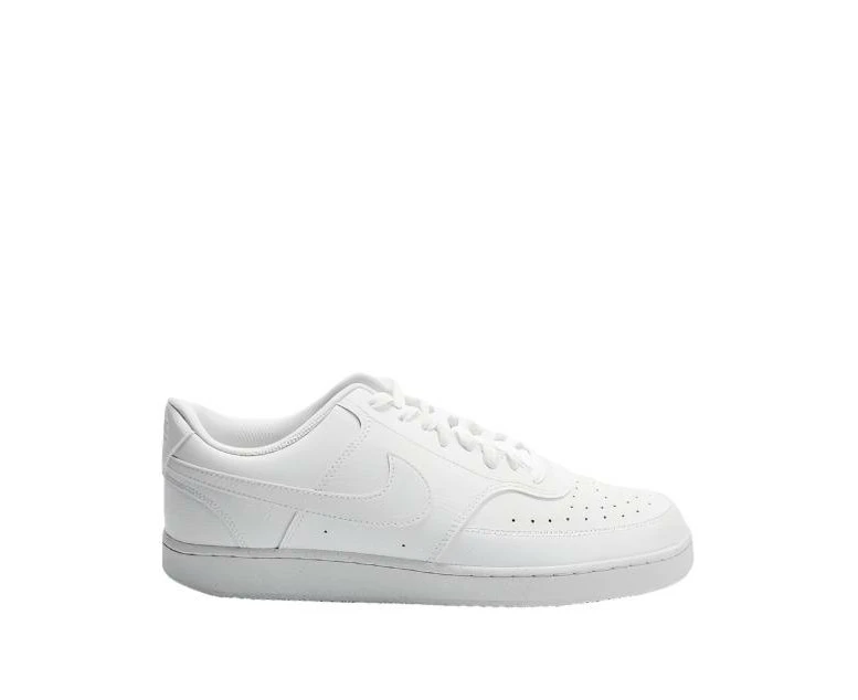 Nike Mens Court Vision Low Next Nature Sneakers Shoes - White/White/White