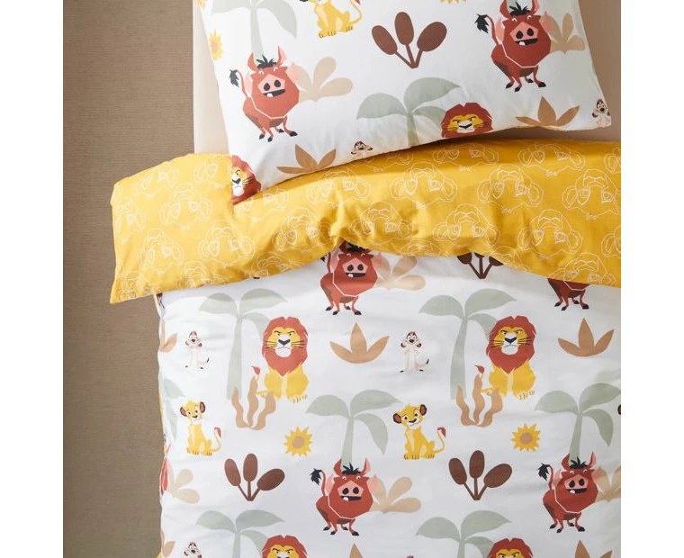 Disney The Lion King Simba & Friends Kids Quilt Cover Set