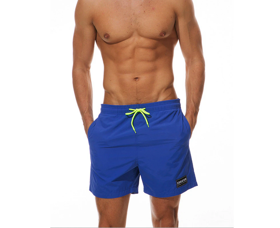 Men Plain Swimming Costume Swim Shorts Board Trunk Bermuda Beach Surfing