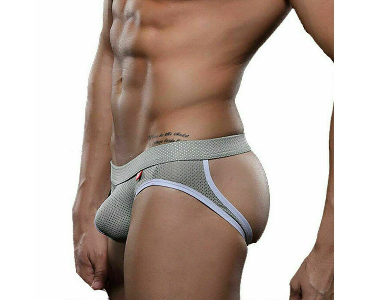 Men Sexy Briefs Underwear Jockstrap Underpants Panties Panty Breathable Nightwear