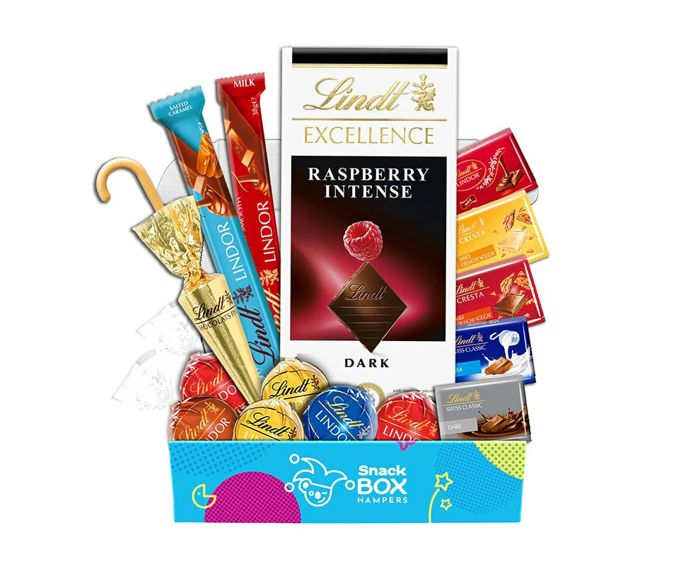 Lindt Premium Chocolate Gift Box Hamper - Fun Size