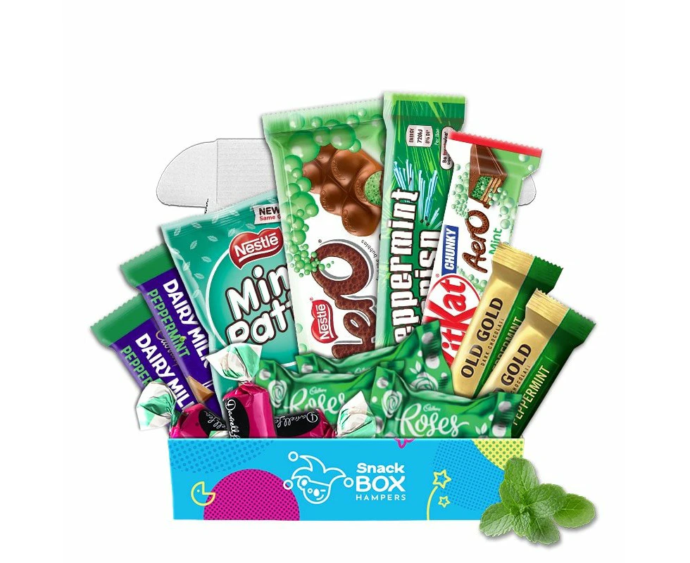 Mint Chocolate Gift Box Hamper - Fun Size