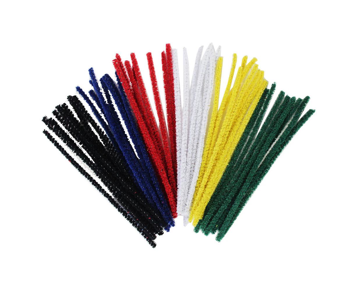 1000pc Jasart Cotton Pipe Cleaners 15cm Kids/Children School Art/Craft Assorted