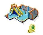 Coswtay 5 IN 1 Inflatable Water Slide Park Kids Jumping Castle Soccer Zone w/Blower