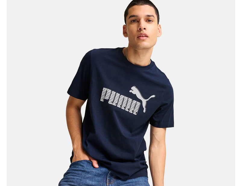 Puma Men's Graphics No.1 Tee / T-Shirt / Tshirt - Club Navy