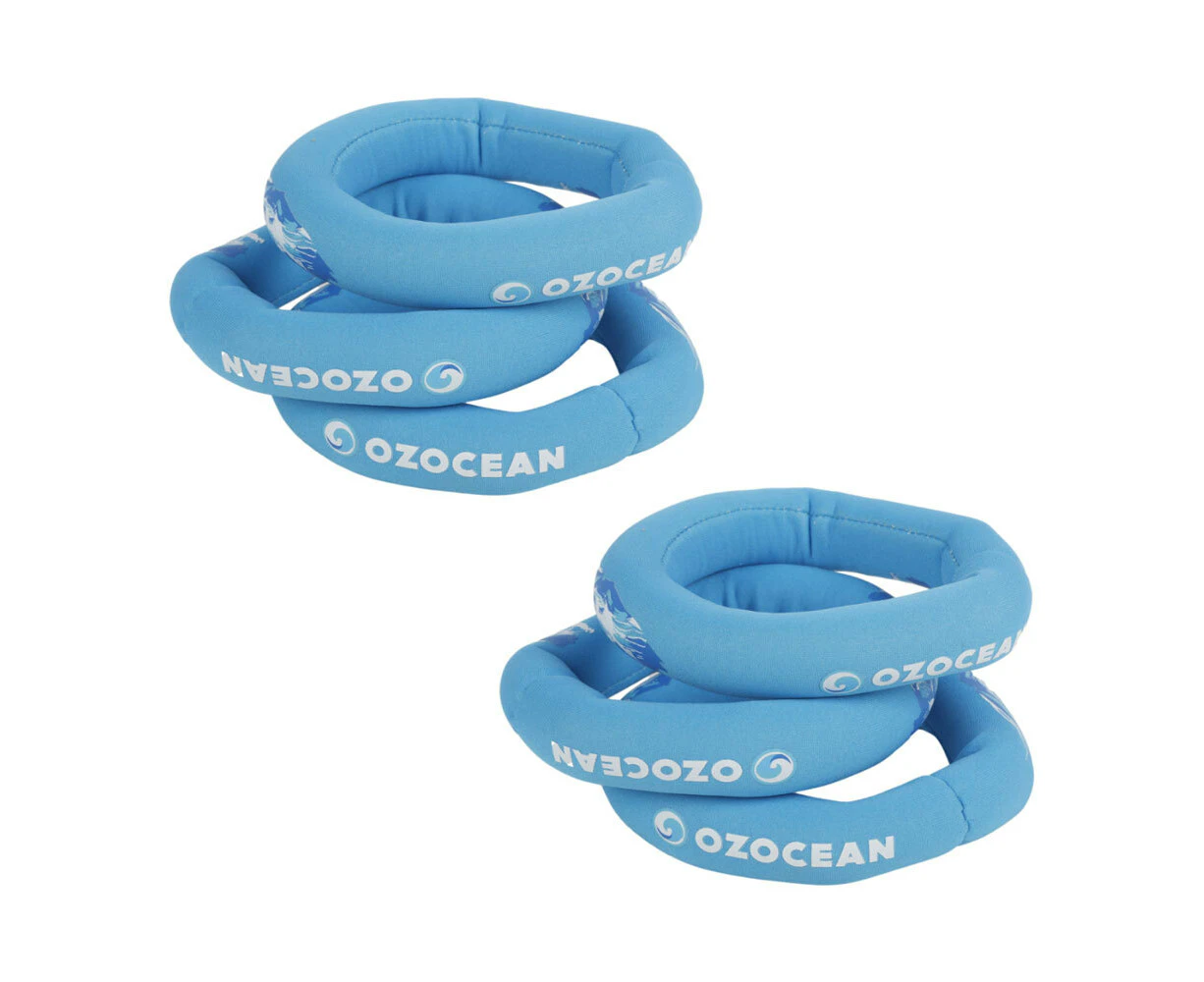 2x 3pcOzocean Oz Ocean Neoprene Dive Rings Outdoor Family Play Toy 13cm Set 6+