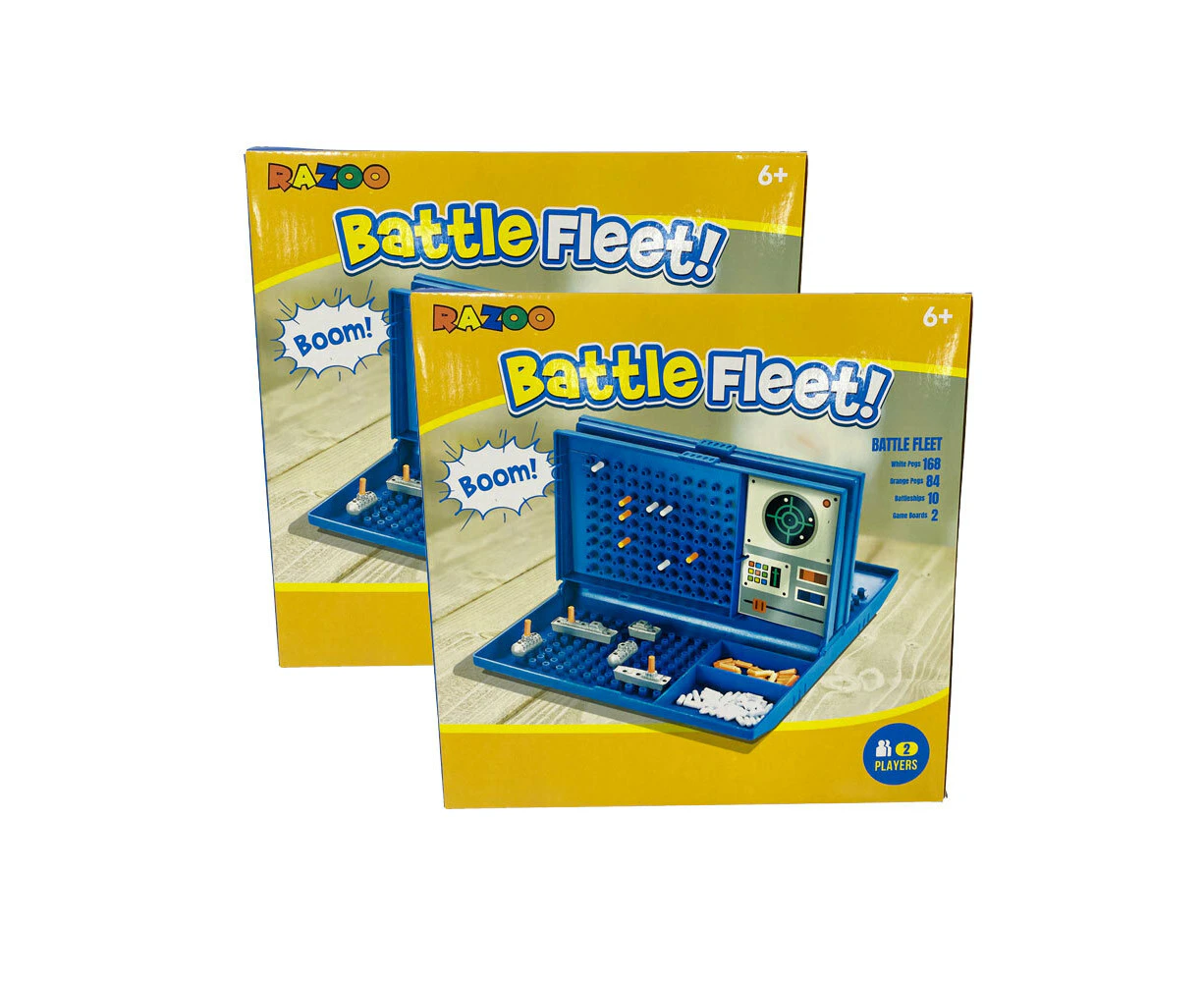 2x 264pcRazoo Battle Fleet Combat Game Kids/Children Play Toy Set 26x26cm 3+