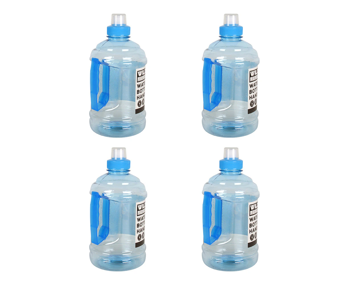 4x Wildtrak 1 Litre Water Bottle With Handle Camping Accessories/Equipment