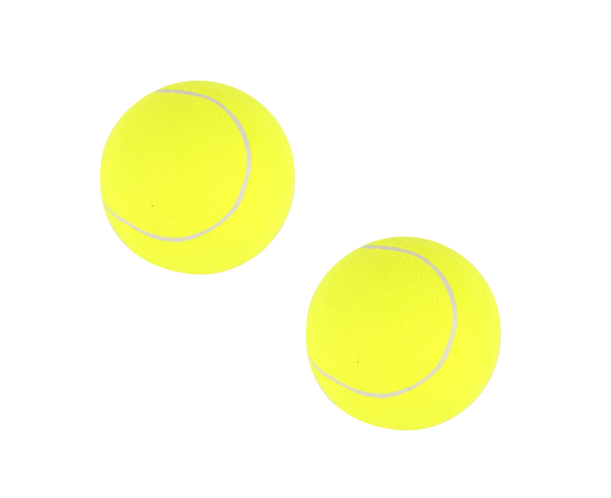 2x Razoo Tennis Ball Jumbo 24.5cm Fun Outdoor Activity Play Sport Toy Yellow 3+