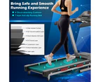 Costway Folding Treadmill Electric Walking Running Machine Home Fitness Exercise Equipment w/LED Display/20 Preset Programs