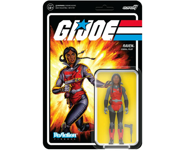 Super7 - G.I. Joe ReAction Figures Wave 5 - Raven  [COLLECTABLES] Action Figure, Figure, Collectible USA import