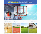 Costway 2.1m Basketball Hoop Stand System Adjustable Outdoor Basketball Ring w/Wheels &  & Tripod Base