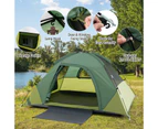 Costway 2-Person Portable Tent Easy to Install Tent Camping Hiking  Green