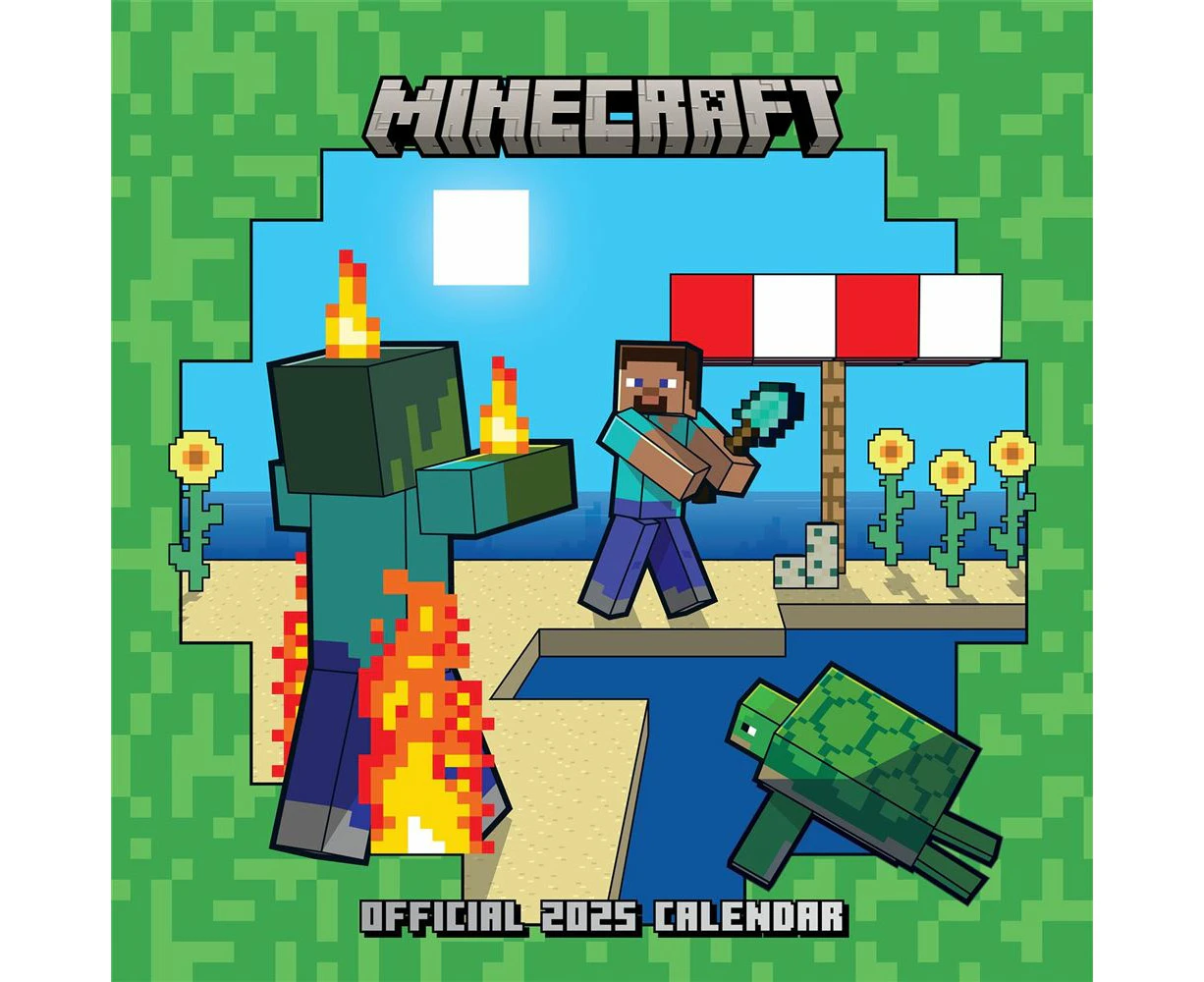 Impact Minecraft 2025 Square Wall Calendar