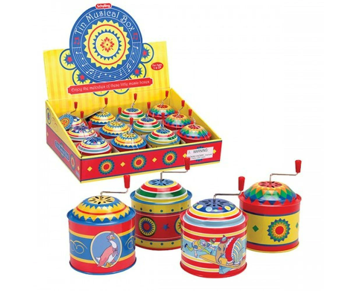 Schylling - Tin Music Boxes 1 Pack