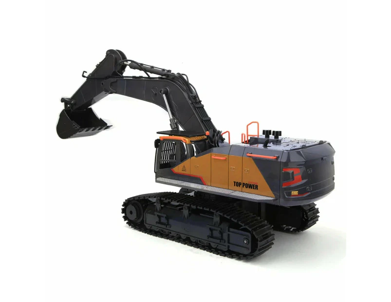 Large 22-Channel Remote Control Alloy Excavator Toy