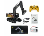 Large 22-Channel Remote Control Alloy Excavator Toy