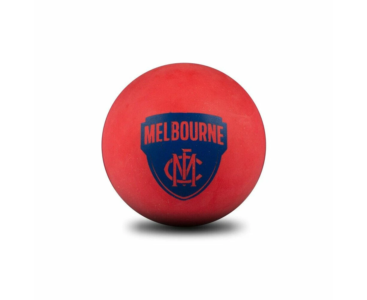 AFL Melbourne Demons - Rubber High Bounce Hand Ball - Set of Two - 6cm