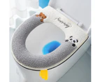 Thicker Soft Bathroom Toilet Seat Cover Pad Washable and Suitable for All Oval Seats