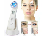 Skin Beauty Instrument Ultrasonic Face Massager - 5in1