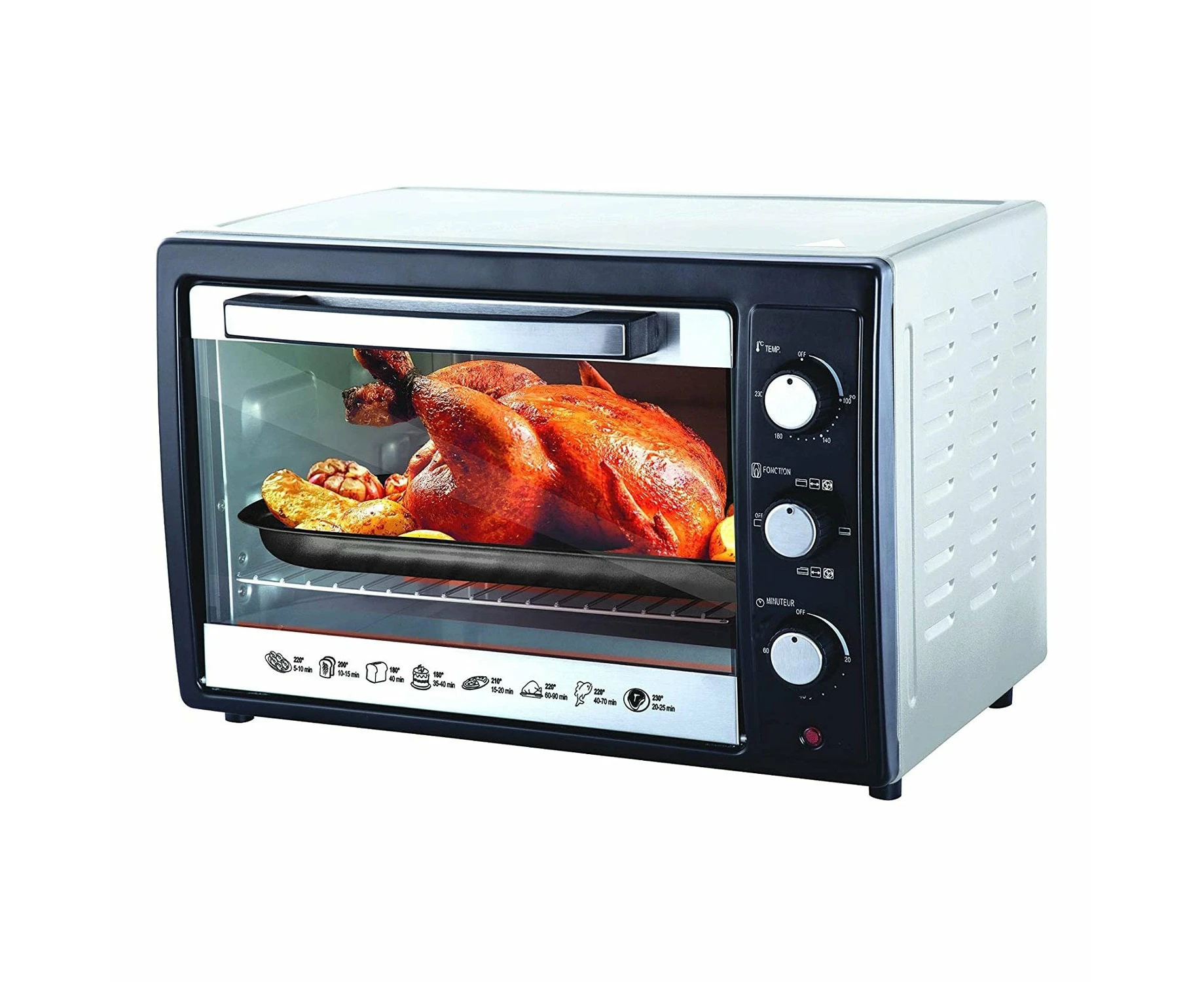 Kitchen Rotisserie Cooking Barbecue Bench Top Portable Oven - 35L