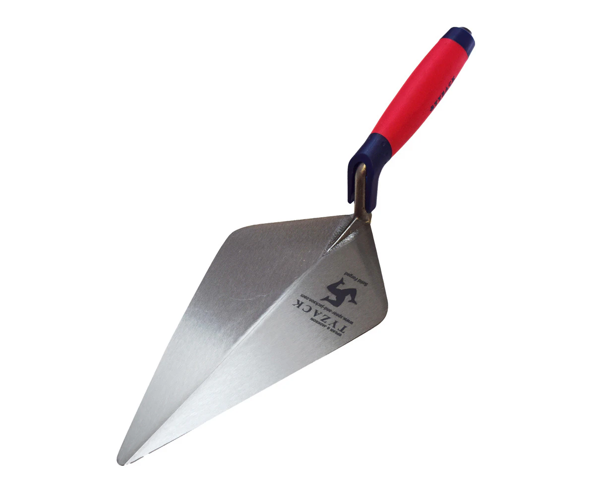 Spear & Jackson Tyzack Broad Heel Brick Trowel Non-slip Handle Hand Tool 305mm